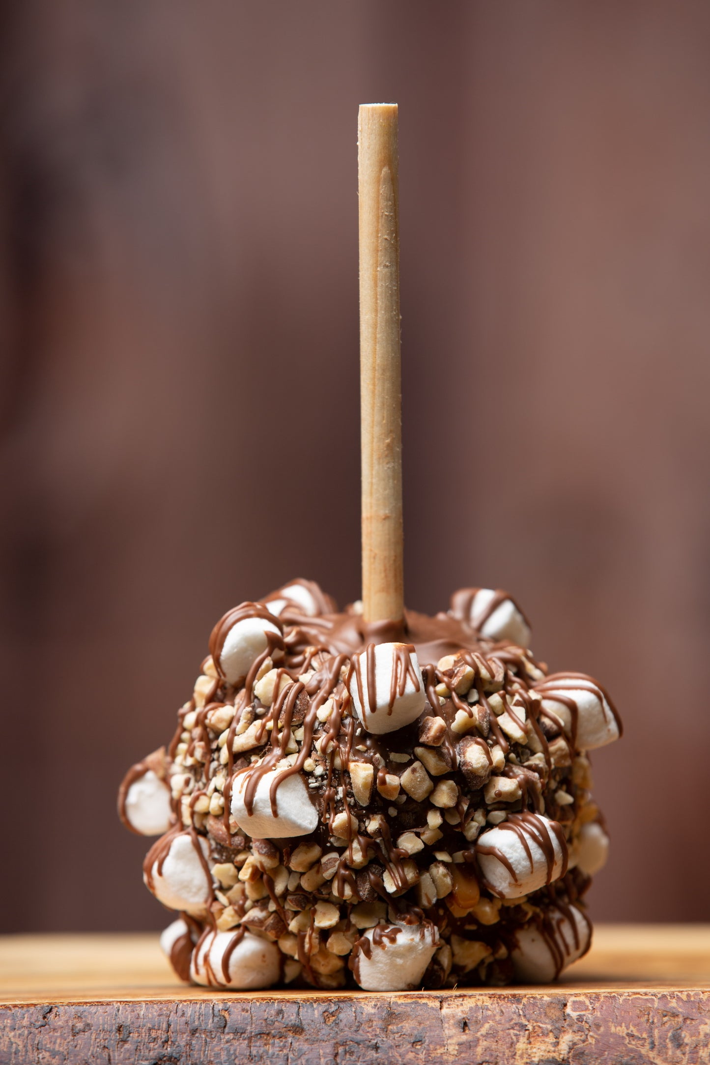 Rocky Road~ Caramel Apple (marshmallows & Almonds)