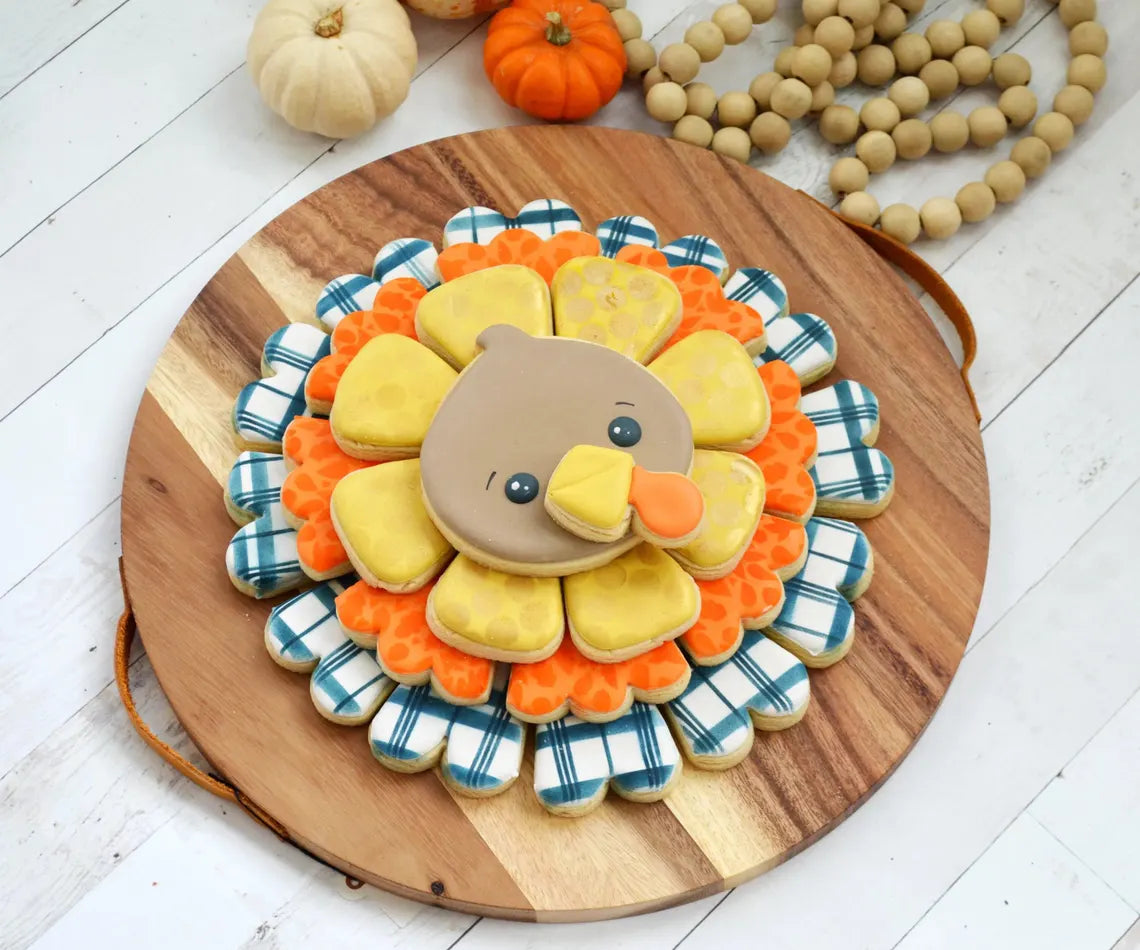Turkey Cookie Platter (31 cookies) )