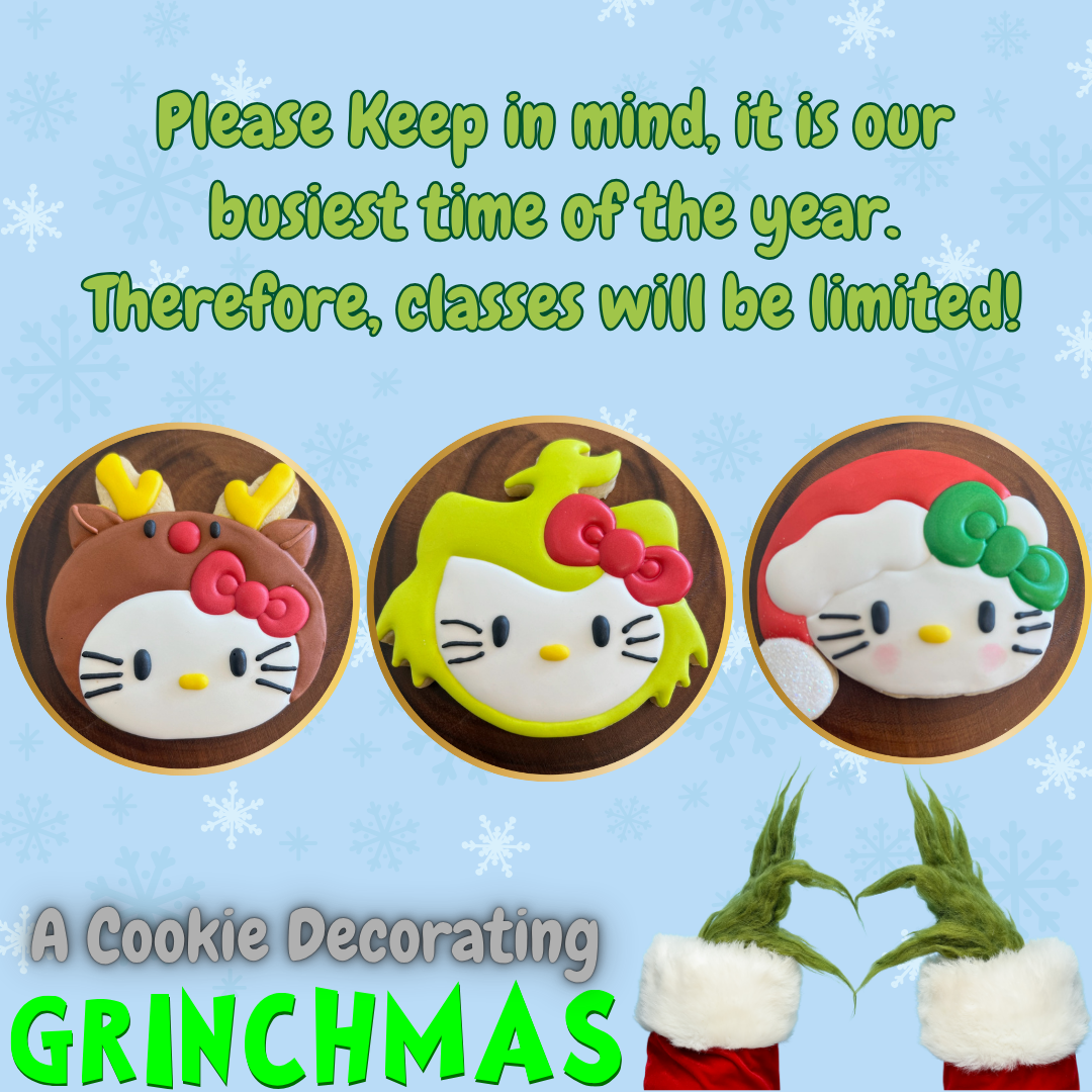 Hello Kitty Christmas Decorating Cookie Class