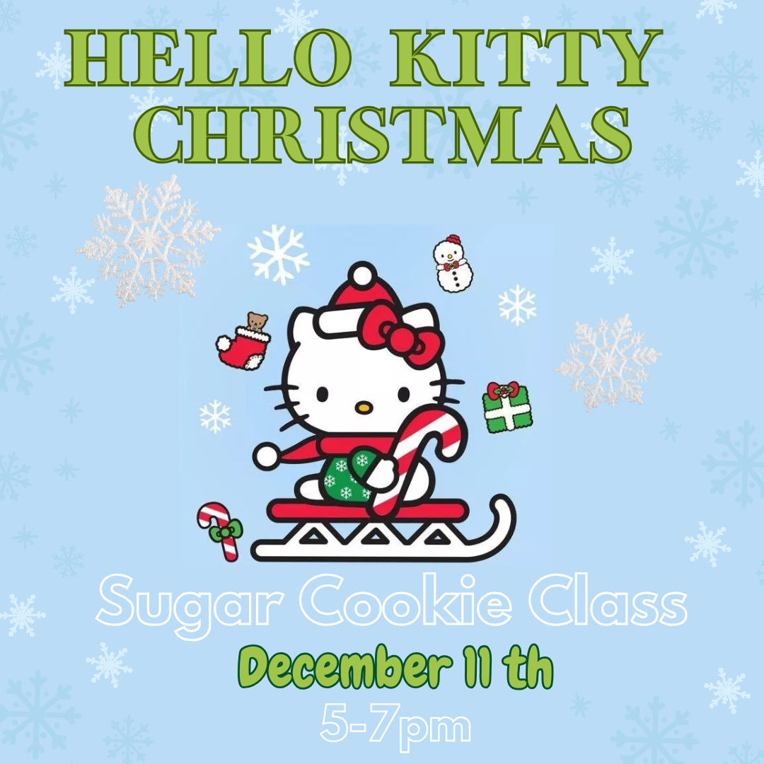 Hello Kitty Christmas Decorating Cookie Class