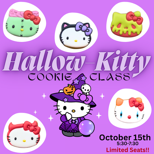 Hello Kitty Halloween Cookie Class