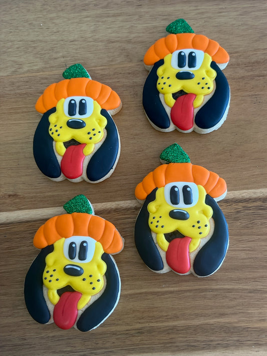 Pluto Pumpkin Sugar Cookie