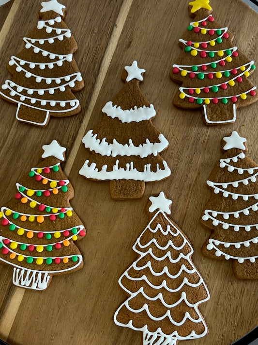 Christmas Tree GingerBread Cookies